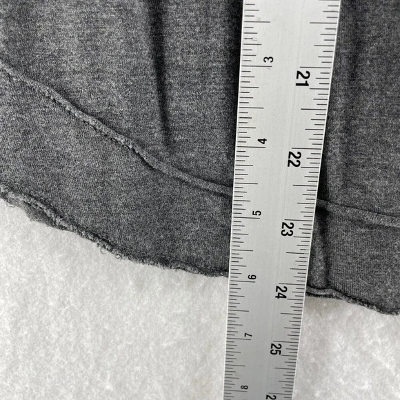 Pilcro Anthropologie Cooper Draped Henley Top Womens S Gray Charcoal Pullover - Picture 5 of 12